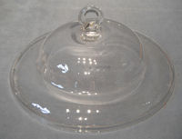 Glass Oil Lamp Smoke Deflector, Several Similar Available   SB12